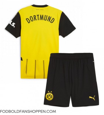 Borussia Dortmund Hjemmebanetrøje Børn 2024-25 Kortærmet (+ Korte bukser)